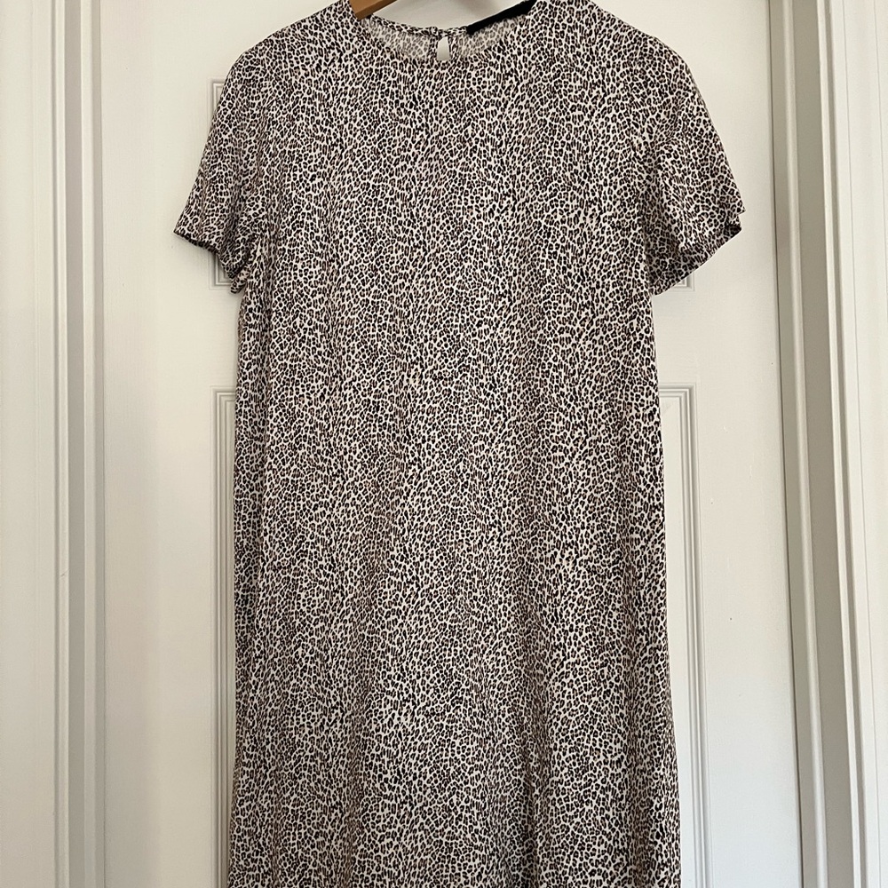 Jenni Kayne Leopard Print T-Shirt Dress